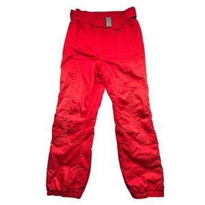 Vintage Killy Recco Rescue System Red Ski Snow Pants Womens 10 Medium Belted
